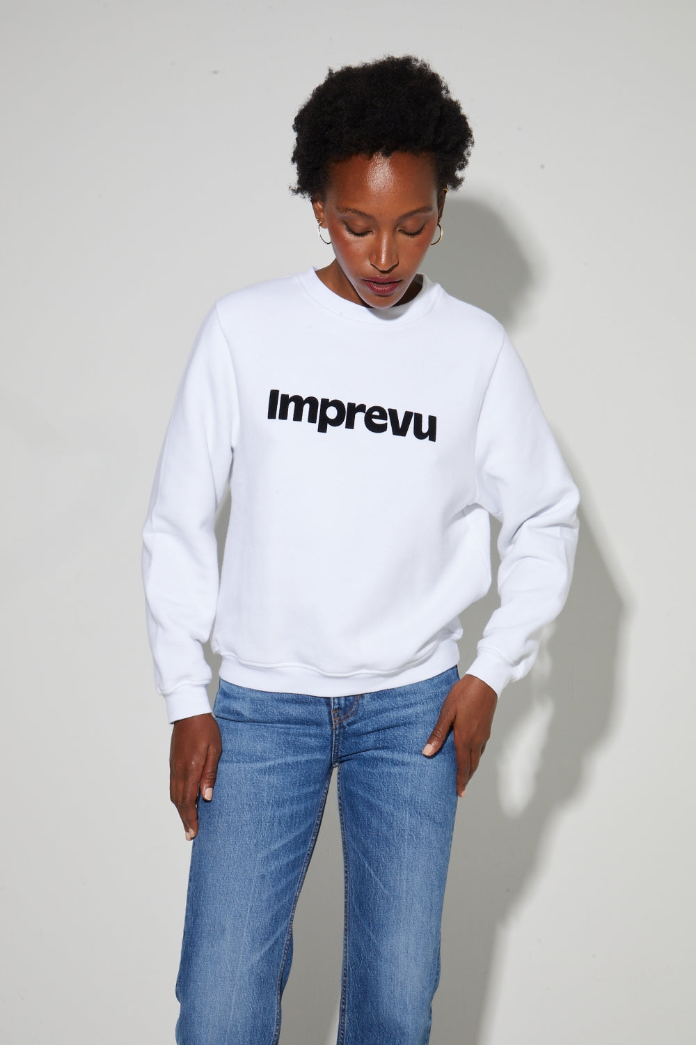 Le Sweatshirt Eddie Broderie Leo Black