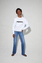 Le Sweatshirt Eddie Broderie Leo Black