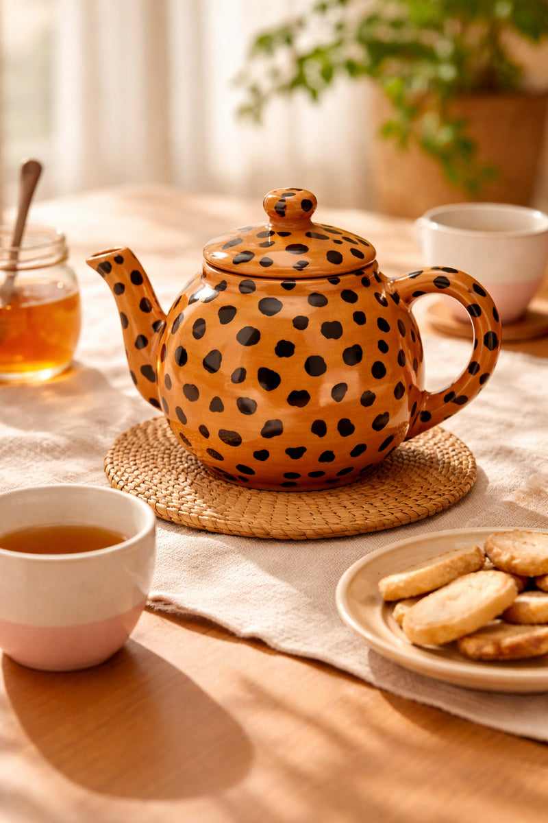 Théière en Céramique "Cheetah"