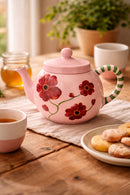 Théière en Céramique "Flora Stripe"