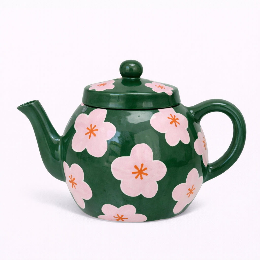 Théière En Céramique "Cheerful Blossom"