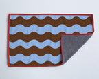 Set 2 Serviettes De Gym "Brown & Blue"