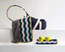 Set 2 Serviettes de Gym "Green & Purple"
