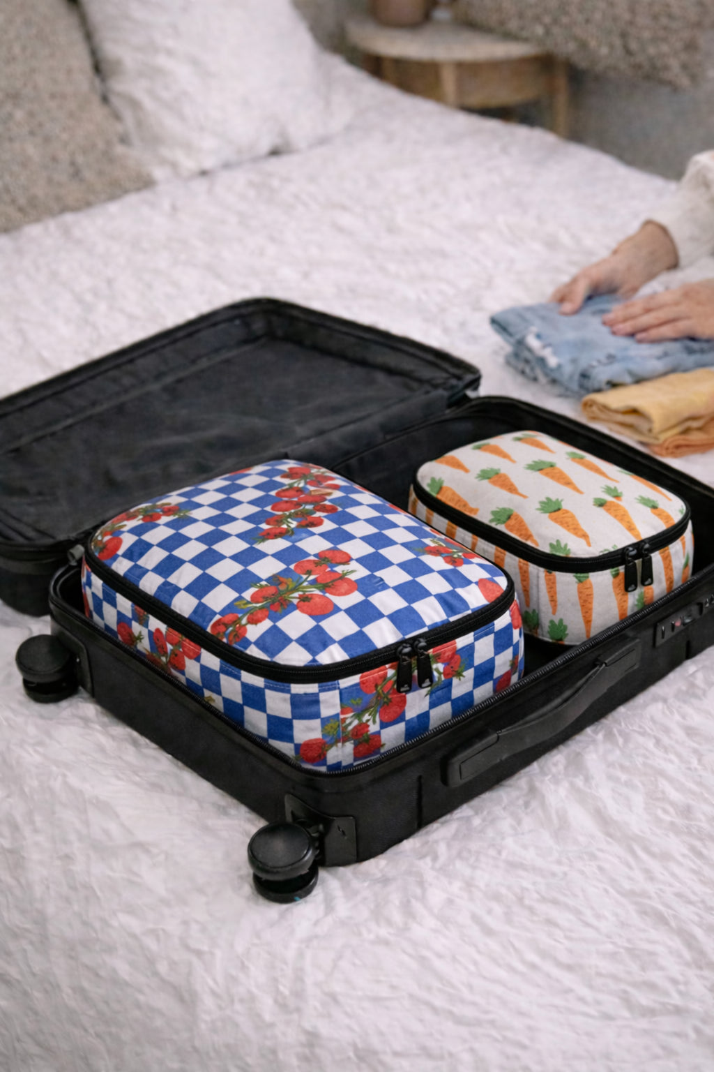 Set Organisateur De Valise Cleo "Veggie"