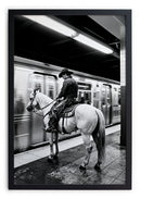 Cadre Moulure Noire 40x30 "Small The Metro Ryder"