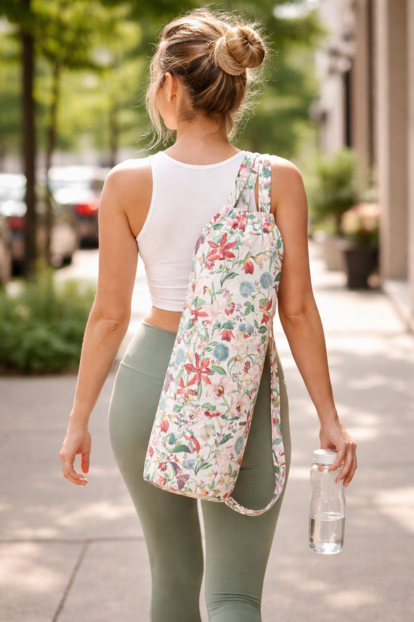 Bolsa Para Esterilla De Yoga "Alma" "Exotic Orchid"