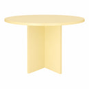 Table à Manger Matilda Ronde 120 cm Laminé "Butter"