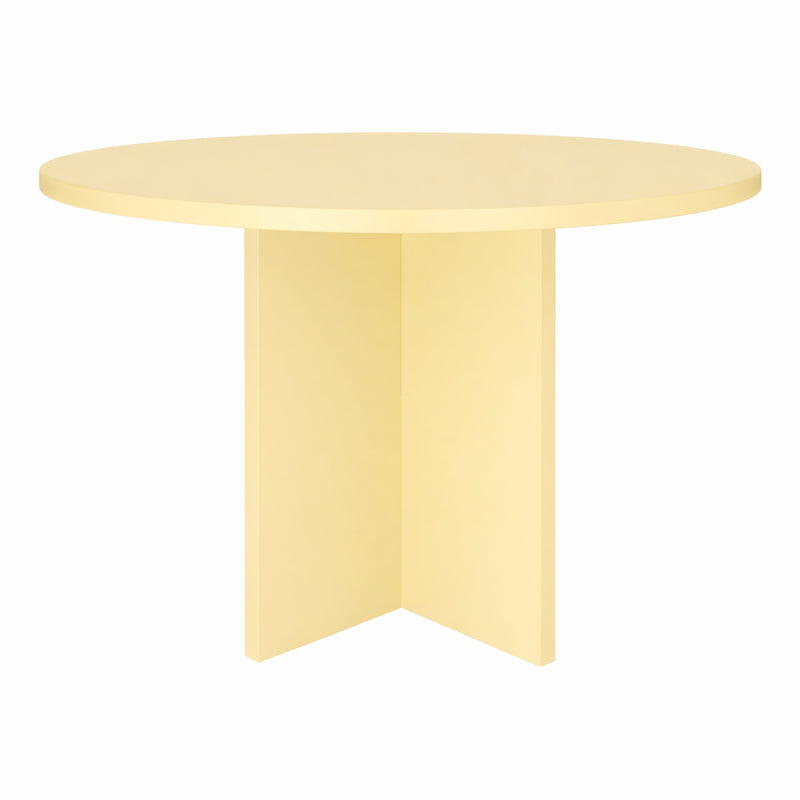 Table à Manger Matilda Ronde 120 cm Laminé "Butter"
