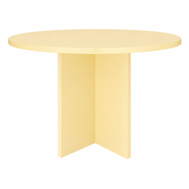 Table à Manger Matilda Ronde 120 cm Laminé "Butter"