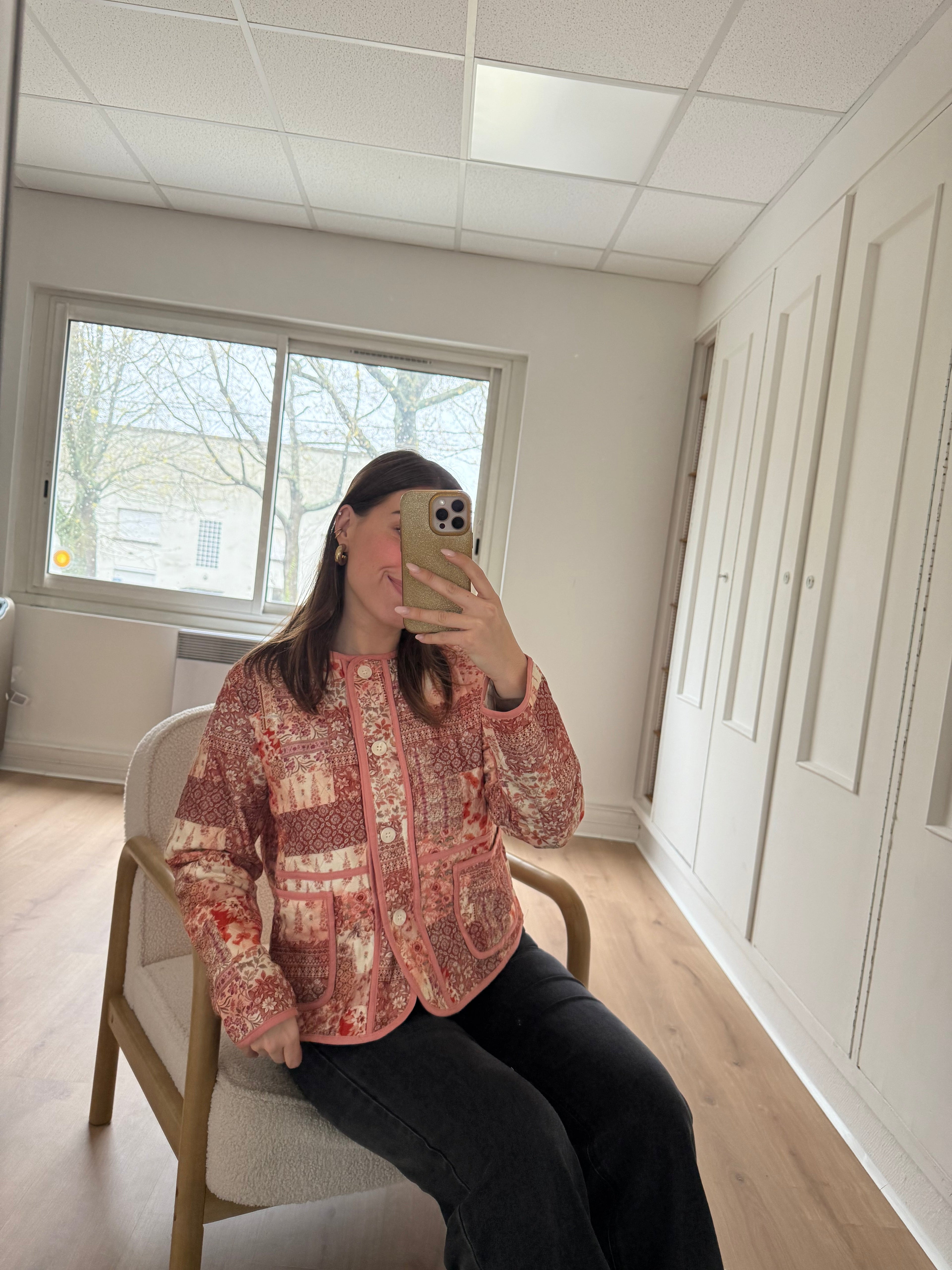 Paula patchwork quilted jacket