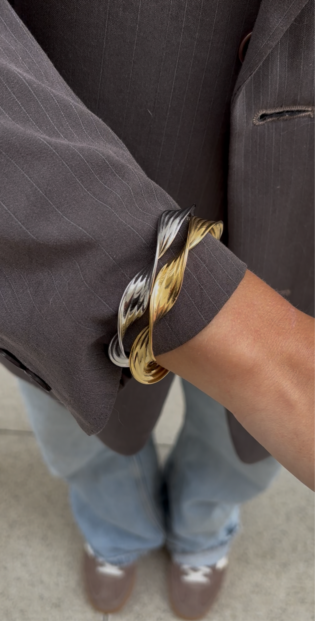 Twisted Bangle Bracelet