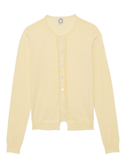 Cardigan April - Jaune Clair
