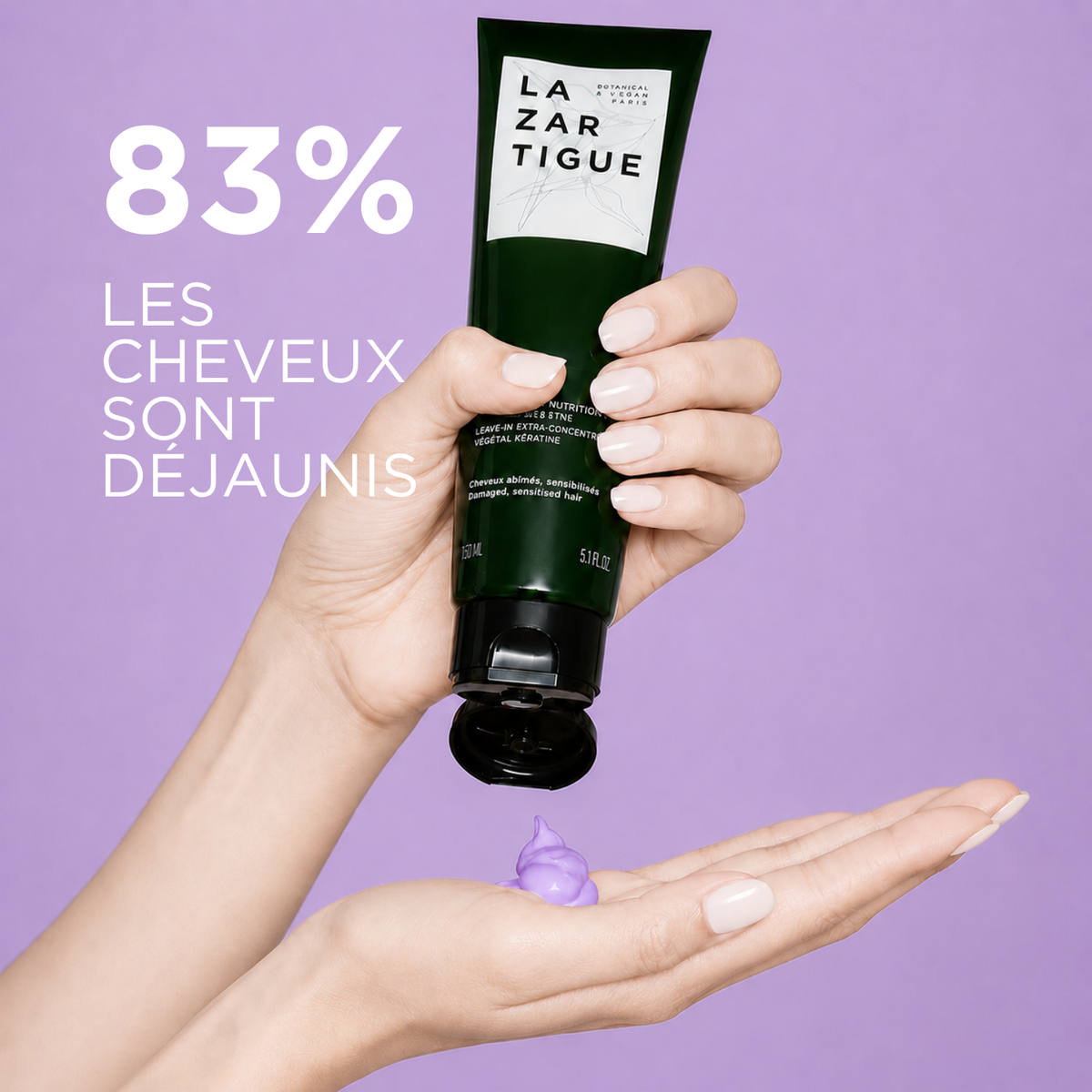 SOIN APRES-SHAMPOING NEUTRALIZE (Soin Après-shampoing Violet Déjaunissant)