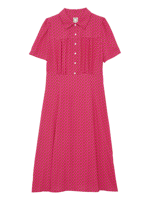 Robe De Cocktail Angele - Menton Rose