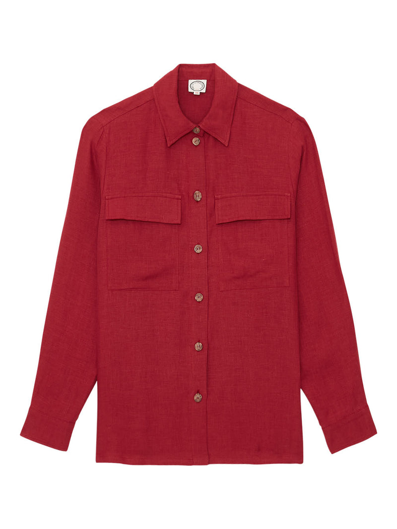 Chandler Shirt - Raspberry