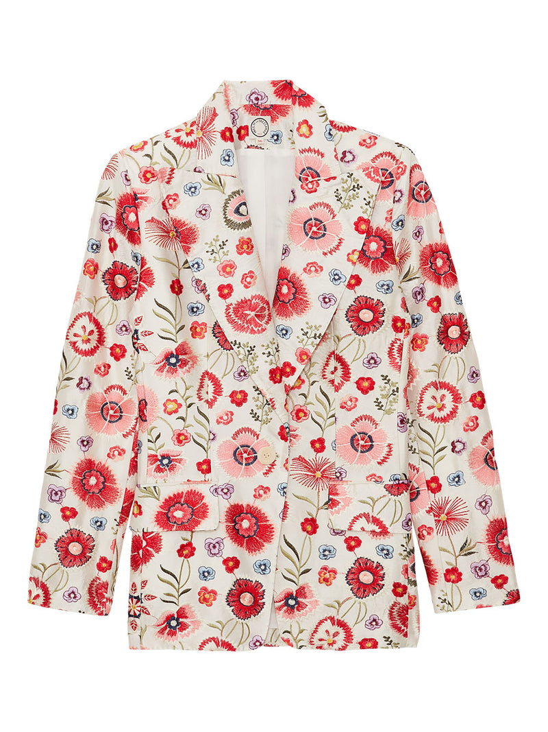 Colombe Jacket - Ecru Multico