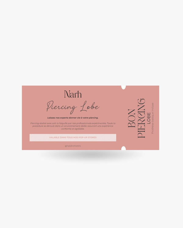 Voucher na piercing - Płatek ucha