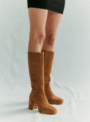 BOTTES HAUTES DAIM CLARISSE PETITE MENDIGOTE