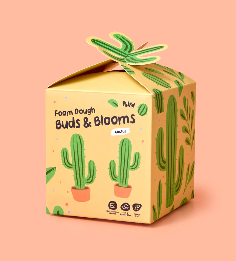 Foam Dough Collectibles: Buds & Blooms - Cactus