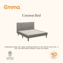 Pack - Lit Cocoon Plus - Avec Tête De Lit + Matelas Hybride Premium II - 180x200