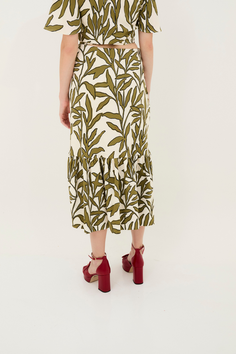 Jupe Tango Branches Vert