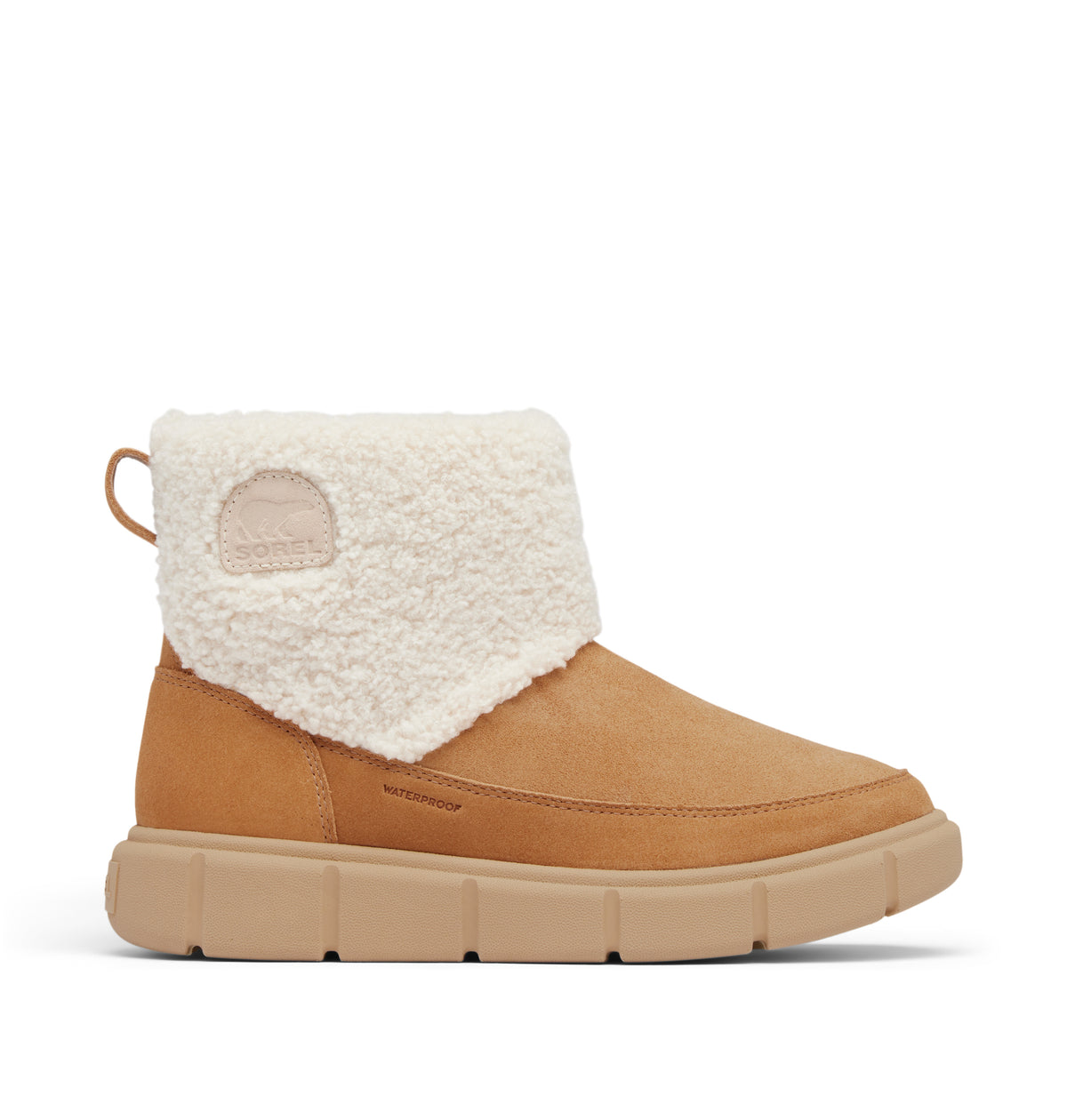 Bottes Cosy À Enfiler Sorel Explorer™ Iii - Tawny Buff & Sea Salt - Femme