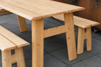 Avenue - Table D'Extérieur - Bois de pin - Naturel/Beige