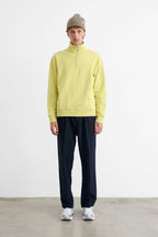 Pull Col Zippé Yellow