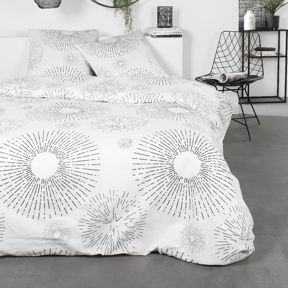 Bedding Set - Flannel - White