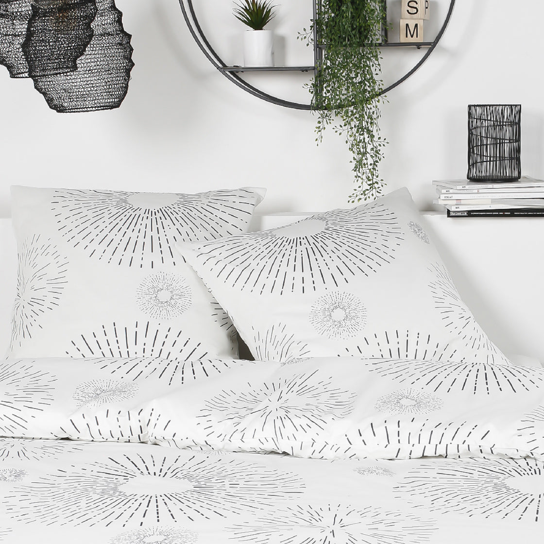 Bedding Set - Flannel - White