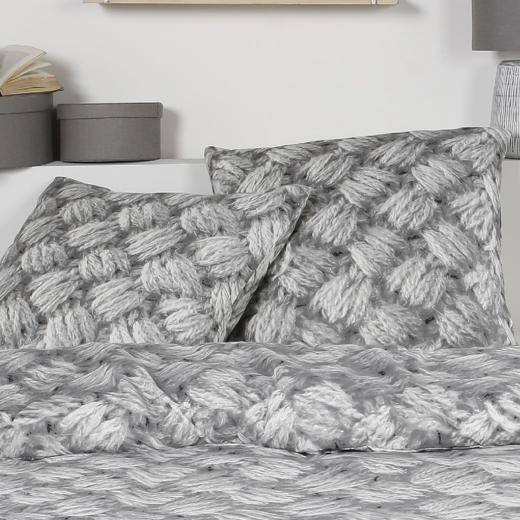 Bedding Set - Flannel - Chalk