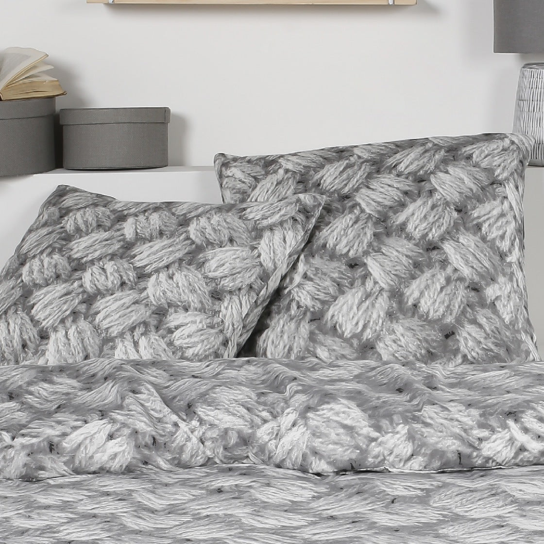 Bedding Set - Flannel - Chalk