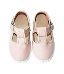 Baby Canvas Mary Jane Sandals - Nude Salmon Pink - Unisex