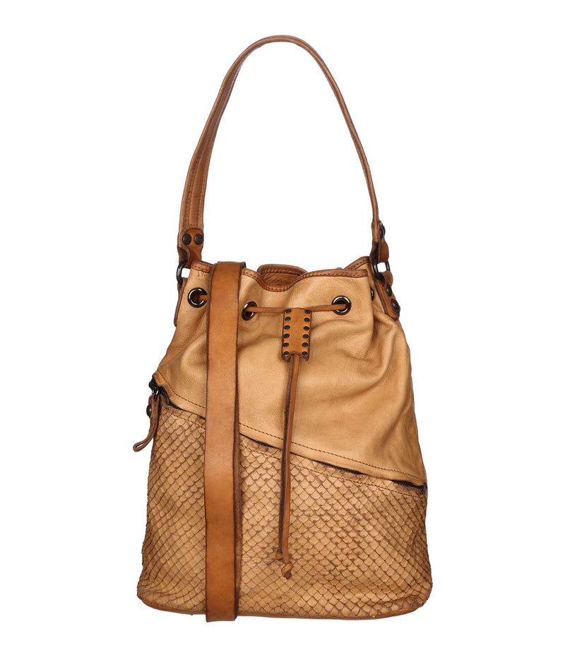 Campomaggi - Sac Secchiello Beige - Femme