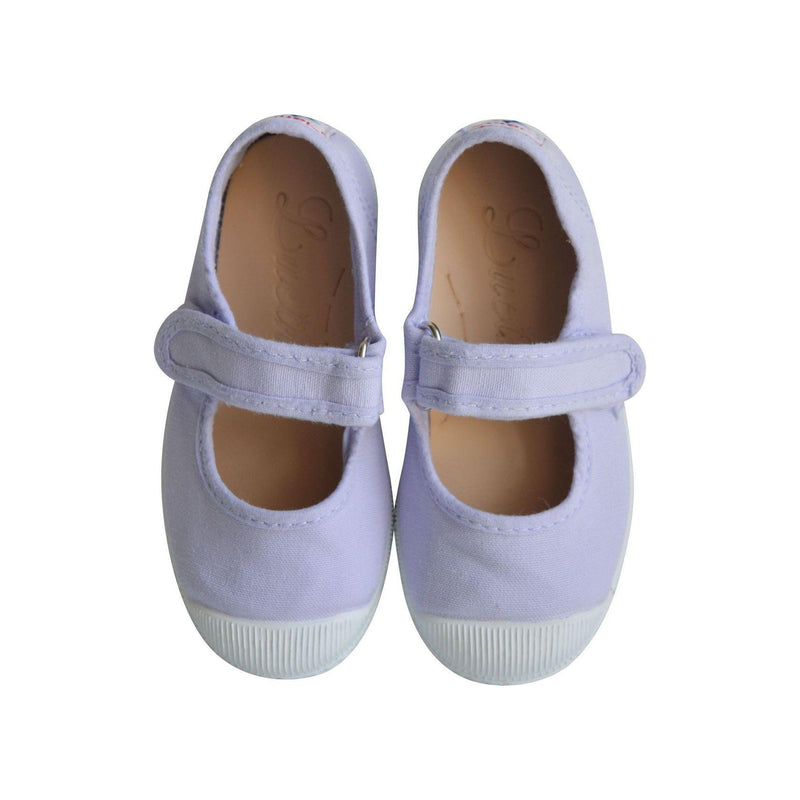 Chaussures En Toiles Ballerines Babies Scratch - Lila - Fille