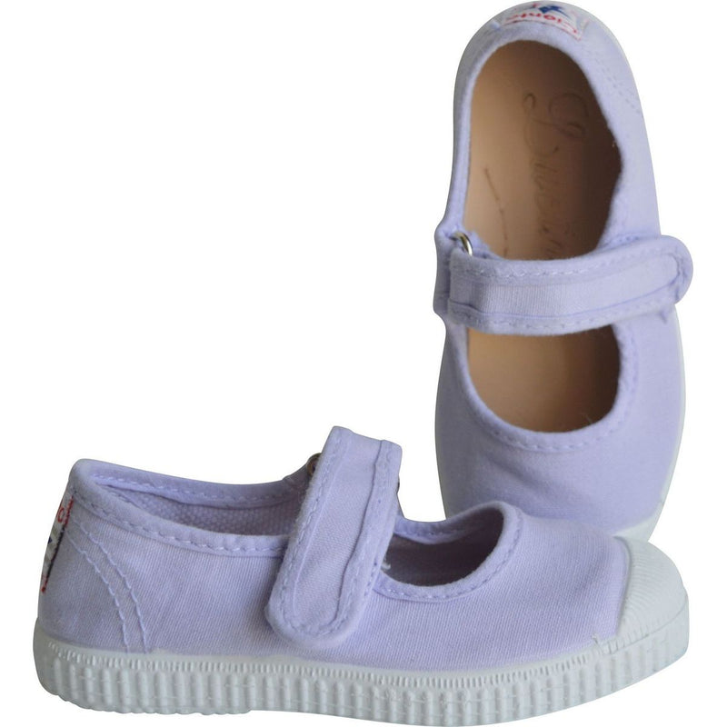 Chaussures En Toiles Ballerines Babies Scratch - Lila - Fille