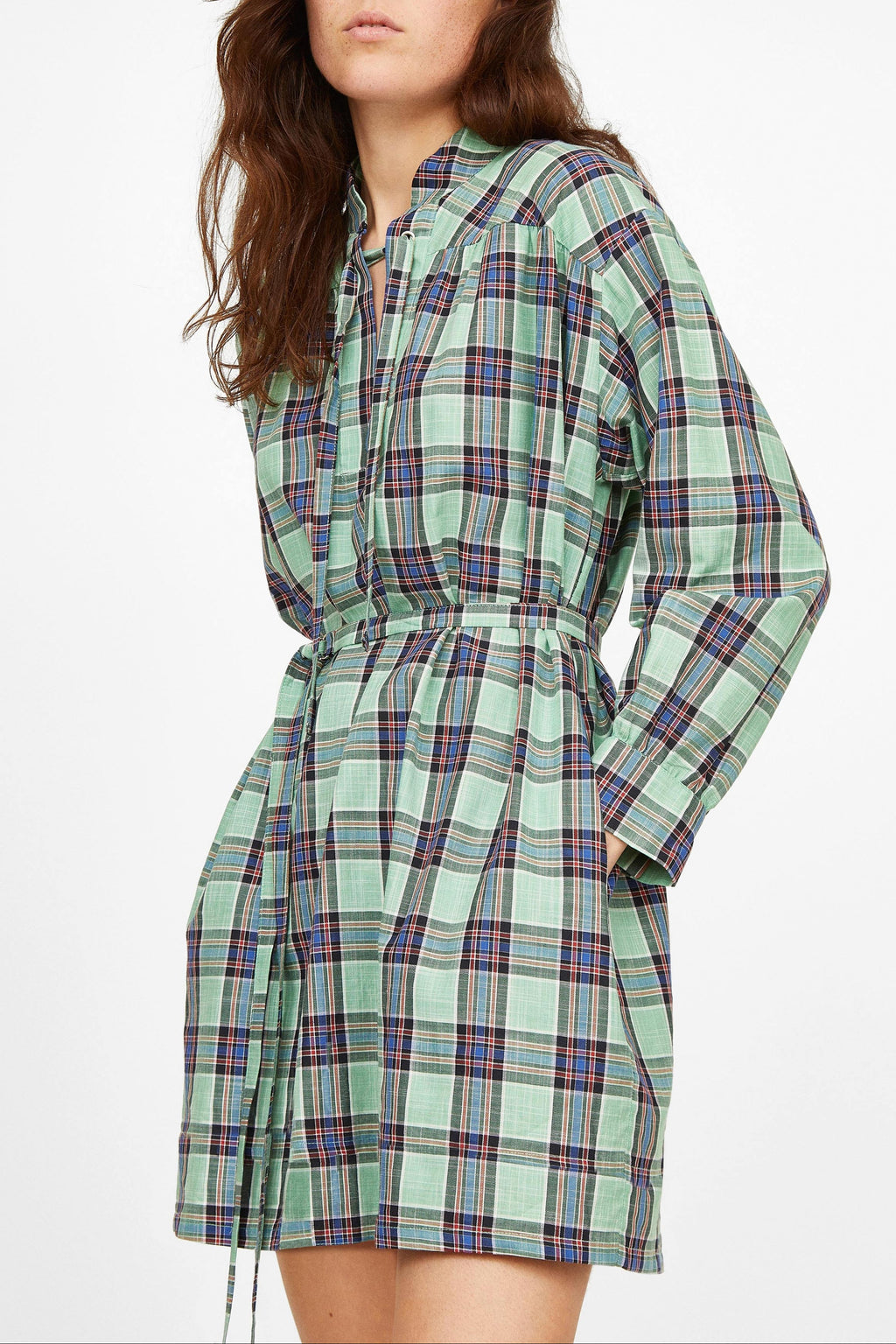 Robe Odd Check - geometrique AQUA