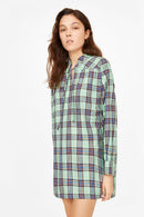 Robe Odd Check - geometrique AQUA