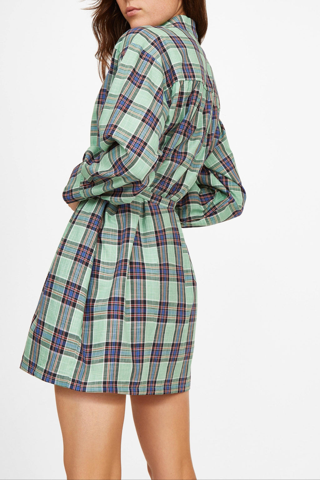 Robe Odd Check - geometrique AQUA