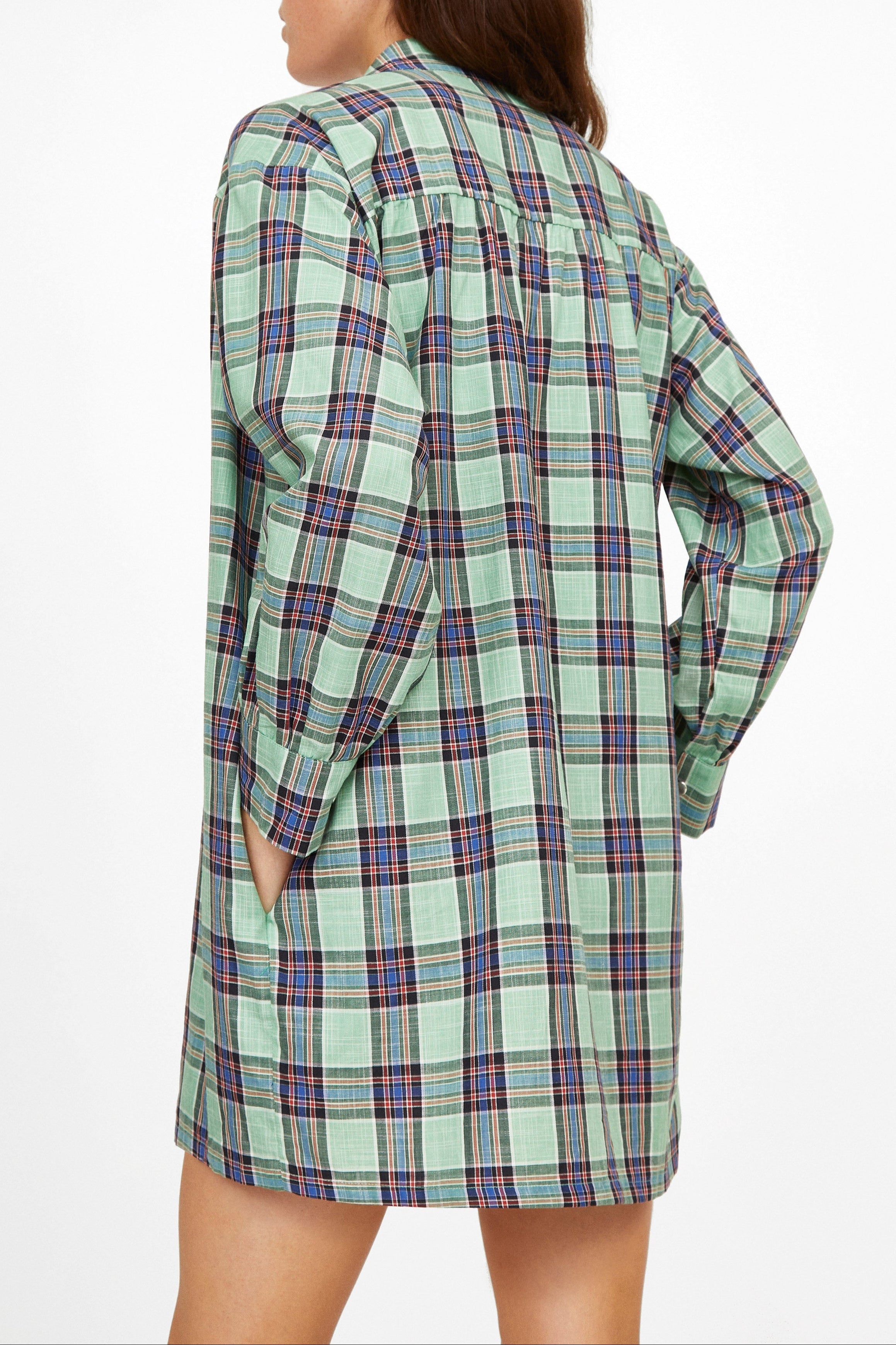 Robe Odd Check - geometrique AQUA