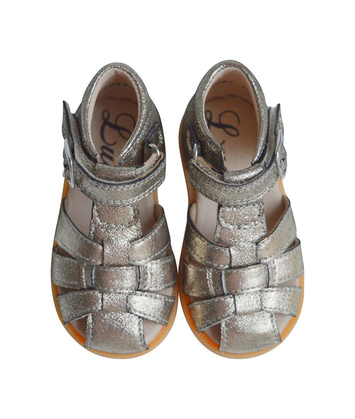 Eliott Sandals - Gold Metal Leather - Girl