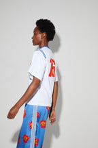 T-Shirt Colette Collège, Logo Velours Orange, Fabriqué Au Portugal