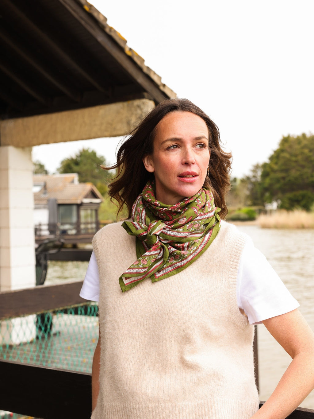Foulard Adulte Delhi Menthe
