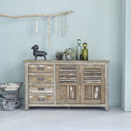 Victor - Credenza - Legno massello riciclato - Grigio
