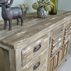 Victor - Credenza - Legno massello riciclato - Grigio