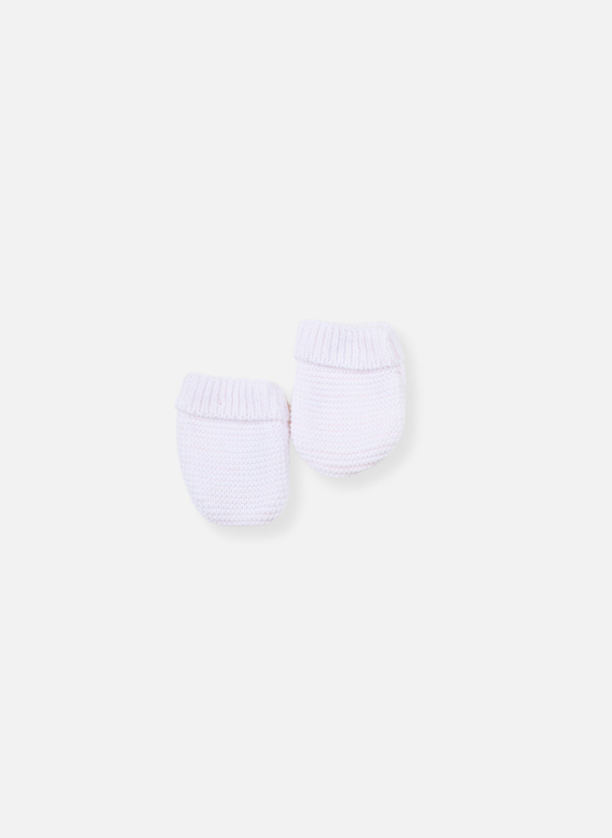 Moufles En Coton Bio - Rose Chiné
