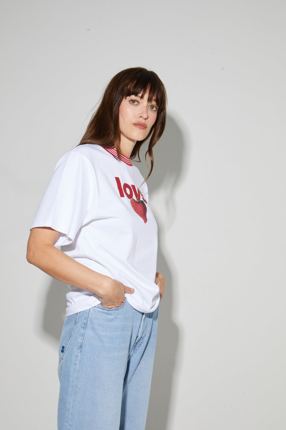 T-Shirt Colette Print Love Fabriqué Au Portugal