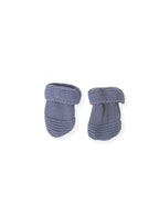 Moufles En Coton Petits Chats - Bleu Orage