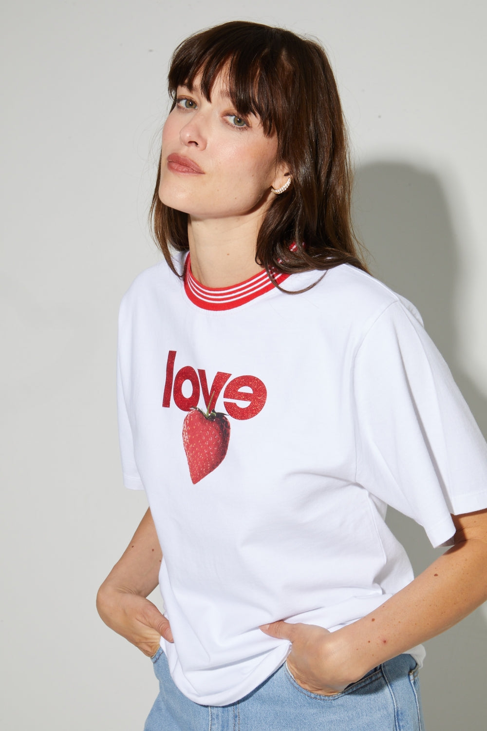 T-Shirt Colette Print Love Fabriqué Au Portugal