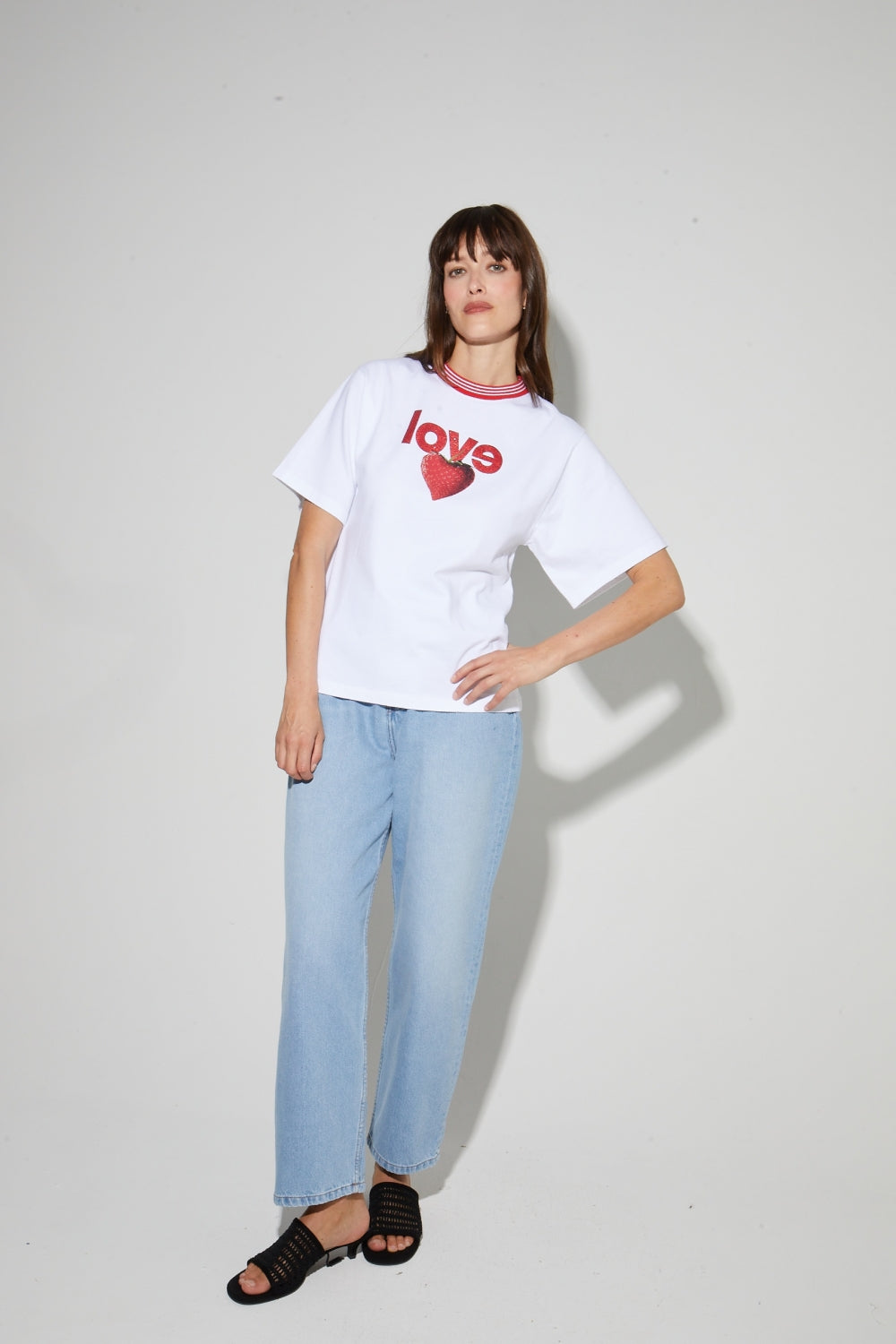 T-Shirt Colette Print Love Fabriqué Au Portugal